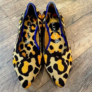 Rothy’s cheetah shoes. Size 8.